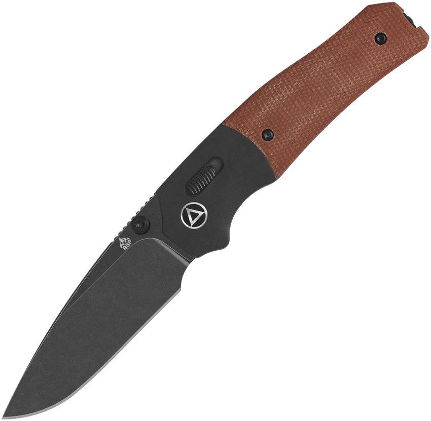 QSP Knife Vault Glyde Lock Tan Micarta QS157-C2 by QSP Knife