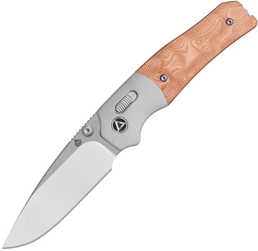 QSP Vault Glyde Lock Copper Foil G10 EDC Knife by QSP Knife