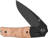 QSP Knife Vault Glyde Lock Copper Foil G10 EDC Knife - Durable 14C28N Blade For Everyday Carry by QSP Knife