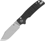 QSP Knife Kali Button Lock Black G10 QS159-B1 by QSP Knife