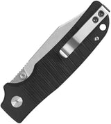 QSP Kali Button Lock Knife - Rugged G10 Handle Stonewashed Blade Easy Button Lock Deployment by QSP Knife