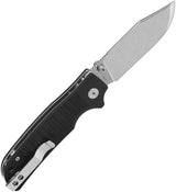 QSP Kali Button Lock Knife - Rugged G10 Handle Stonewashed Blade Easy Button Lock Deployment by QSP Knife