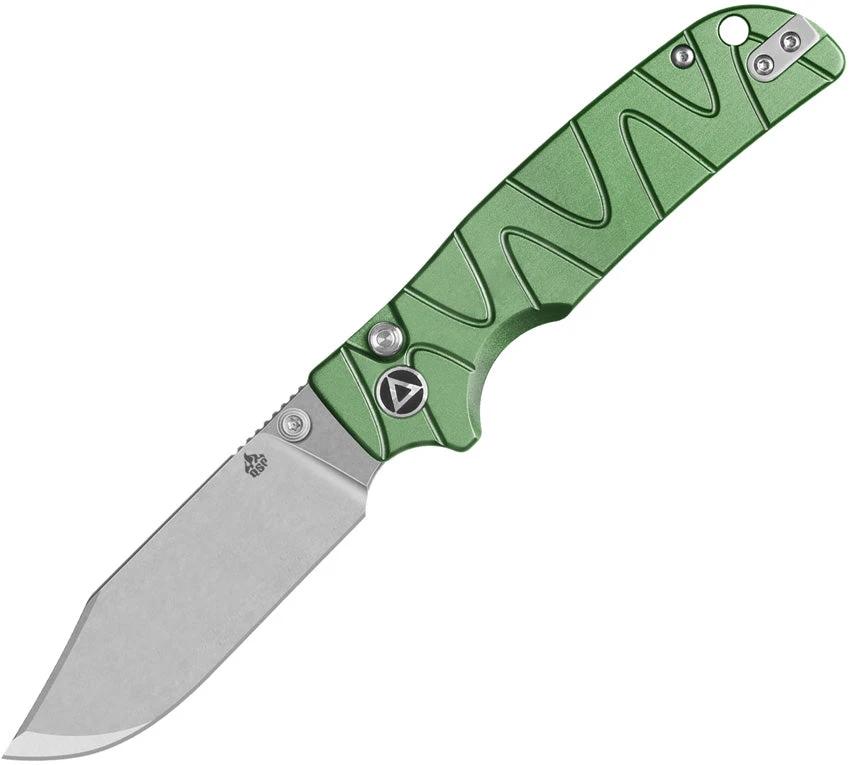 QSP Knife Kali Button Lock Green QS159-E1 by QSP Knife