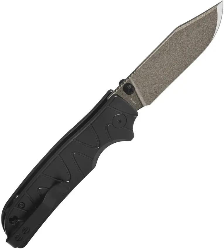 QSP Kali Button Lock Knife - Compact EDC Ready With 3.25 Inch Stainless Blade For Everyday Tasks And Reliable Performance by QSP Knife