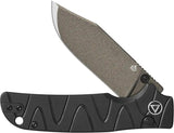 QSP Kali Button Lock Knife - Compact EDC Ready With 3.25 Inch Stainless Blade For Everyday Tasks And Reliable Performance by QSP Knife