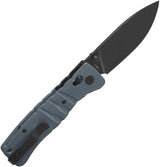QSP Ripley Glyde Lock Knife - Slim 3.5 Inch Blade EDC With Gray G10 Scales For Everyday Carry Enthusiasts by QSP Knife