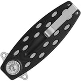 QSP Beetle Linerlock Knife - Satin 14C28N Blade, Black G10 Handle for Everyday Carry by QSP Knife