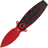 QSP Knife Beetle Linerlock Black/Red QS162-D by QSP Knife