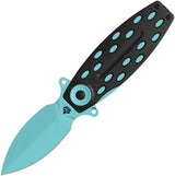 QSP Knife Beetle Linerlock Black/Blue QS162-E by QSP Knife