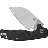 QSP Chefmaster Linerlock Knife 3.25 Inch Wharncliffe Satin Blade Compact EDC For Everyday Carry by QSP Knife