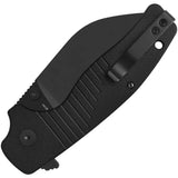 QSP Chefmaster Linerlock Blackout EDC Pocket Knife With Wharncliffe Blade And G10 Handle - Compact EDC Precision by QSP Knife