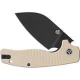 QSP Chefmaster Linerlock Knife Ivory G10 Handle Wharncliffe Blade For Chefs And Enthusiasts Premium by QSP Knife