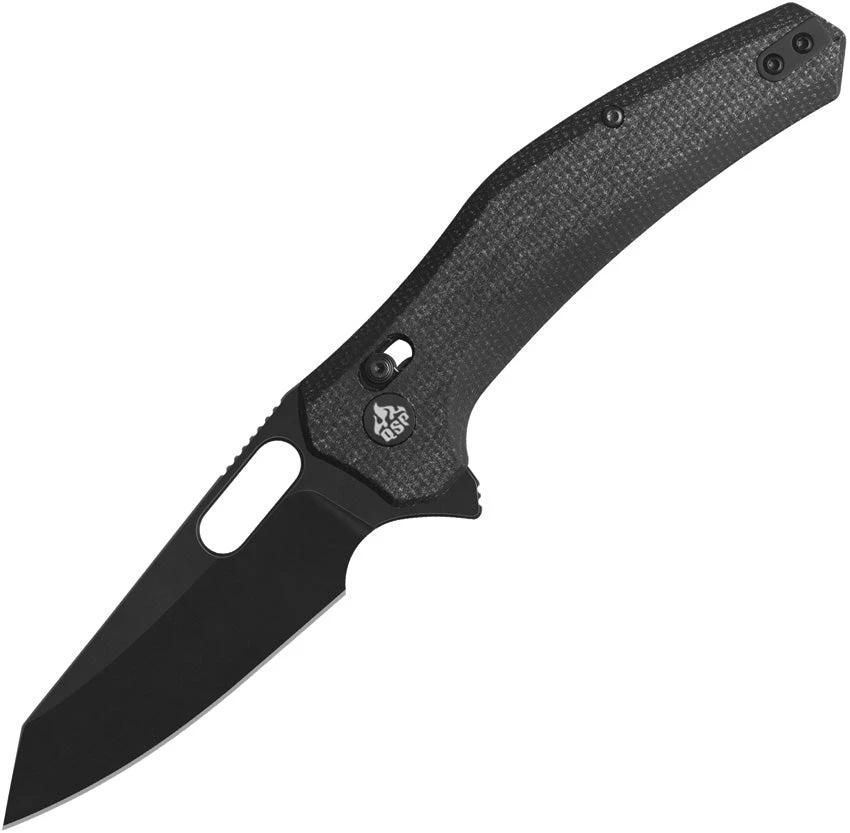 QSP Knife Emu Glyde Lock Black Mic QS164-A2 by QSP Knife