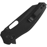QSP Emu Glyde Lock Knife - EDC Ready With Black G10 Handle And 14C28N Blade For Everyday Tasks by QSP Knife