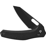QSP Emu Glyde Lock Knife - EDC Ready With Black G10 Handle And 14C28N Blade For Everyday Tasks by QSP Knife