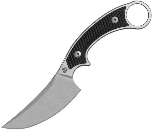 QSP Knife Viper Fixed Blade SW G10 Black QS166-A1 by QSP Knife