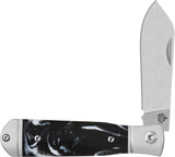 QSP Jumping Jack Slip Joint Knife Premium Resin Handle 3.5in Closed 2.75in Satin 14C28N Blade For Knife Enthusiasts by QSP Knife