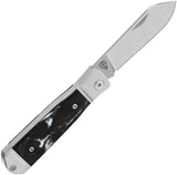 QSP Jumping Jack Slip Joint Knife Premium Resin Handle 3.5in Closed 2.75in Satin 14C28N Blade For Knife Enthusiasts by QSP Knife