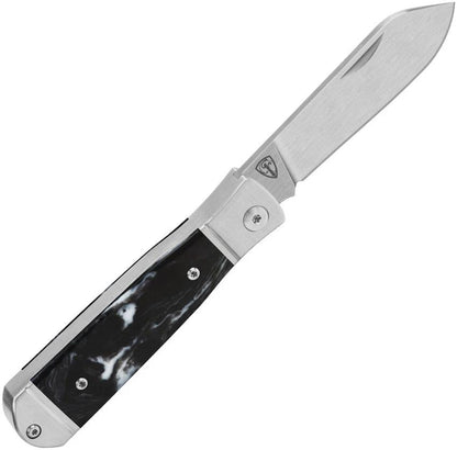 QSP Jumping Jack Slip Joint Knife Premium Resin Handle 3.5in Closed 2.75in Satin 14C28N Blade For Knife Enthusiasts by QSP Knife