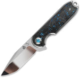 QSP Knife Nebula Linerlock Blue CF QS168-C by QSP Knife