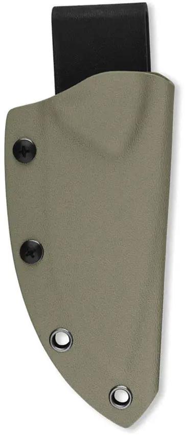 QSP Tiny TOT Fixed Blade Knife Sand G10 Handle - Compact EDC With 3.5-Inch Drop Point Blade And Kydex Sheath by QSP Knife