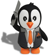 QSP Penguin Knife Figurine - PVC Durable Desk Ornament For Collectors, Compact 2.3 x 3.25 x 1.5 Inches by QSP Knife
