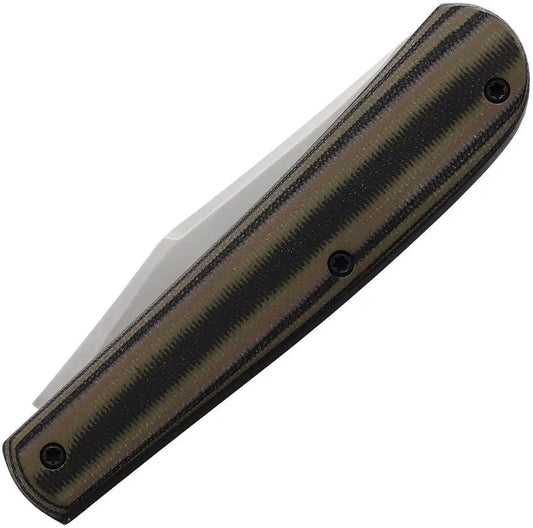 Queen Slip Joint Camo G10 Knife - MagnaCut Clip Point Blade 3.25in 4.25in Closed Gift Tin by Queen