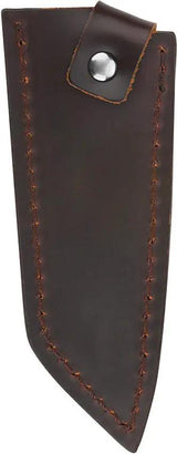 QSP Knife Mulan Kritsuke Damascus Fixed Blade - Ironwood Handle With Brass Copper Accents 8.38 Inch For Collectors by QSP Knife