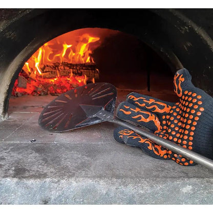 QuickSurvive Fire Safety Glove QS-GLOVE - Heat Resistant Up To 932F With Anti Slip Silicone Coating by QuickSurvive