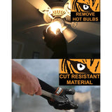 QuickSurvive Fire Safety Glove QS-GLOVE - Heat Resistant Up To 932F With Anti Slip Silicone Coating by QuickSurvive