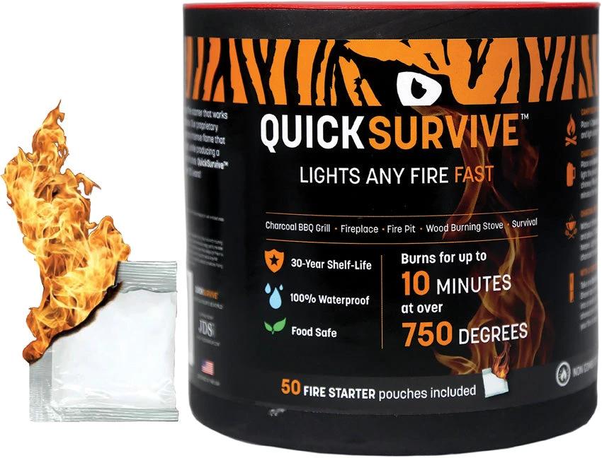 QuickSurvive Fire Starter 50 Pack QS-50 by QuickSurvive