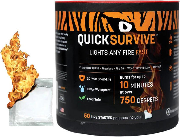 QuickSurvive Fire Starter 50 Pack QS-50 by QuickSurvive