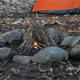QuickSurvive Fire Starter 50 Pack QS-50 - Waterproof Pouches For Charcoal Grills Campfires And Wood Stoves by QuickSurvive