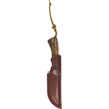 Remington Guide Skinner Knife - Full Tang 4 Inch Satin Stainless Blade With Bone Stag Handle by Remington