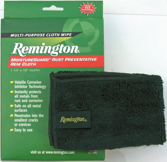 Remington Moistureguard Rem Cloth 19902 - Oil Saturated Cleaning Cloth For Firearms Tools And Metal Surfaces by Remington