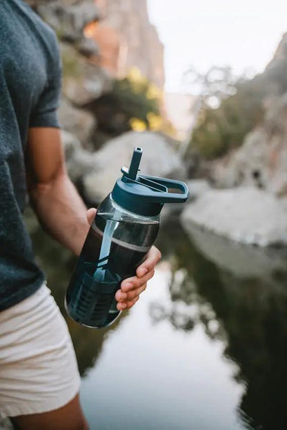 Rapidpure Purifier and Bottle 0160-0123 - Fast Water Purification as You Drink No Squeezing Required by Rapidpure