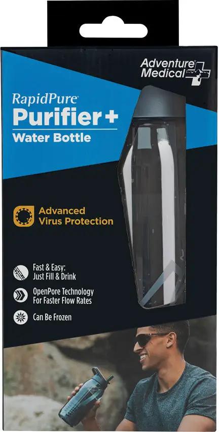 Rapidpure Purifier and Bottle 0160-0123 - Fast Water Purification as You Drink No Squeezing Required by Rapidpure
