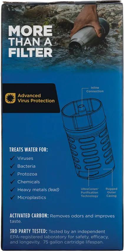 RapidPure Purifier And Insulated Bottle 0160-0124 - Fast Water Purification On The Go Without Squeezing by Rapidpure