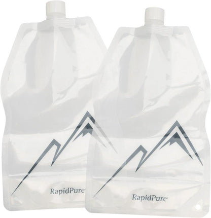 Rapidpure 1.5L Collapsible Bottle 2pk 0160-0700 by Rapidpure
