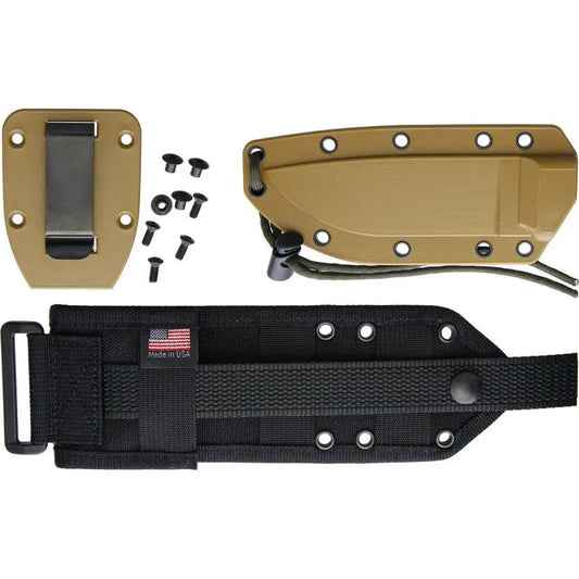ESEE Model 4 Knife Plain Edge 1095HC Full Tang USA Made Outdoor Survival Tool for Outdoor Enthusiasts by ESEE