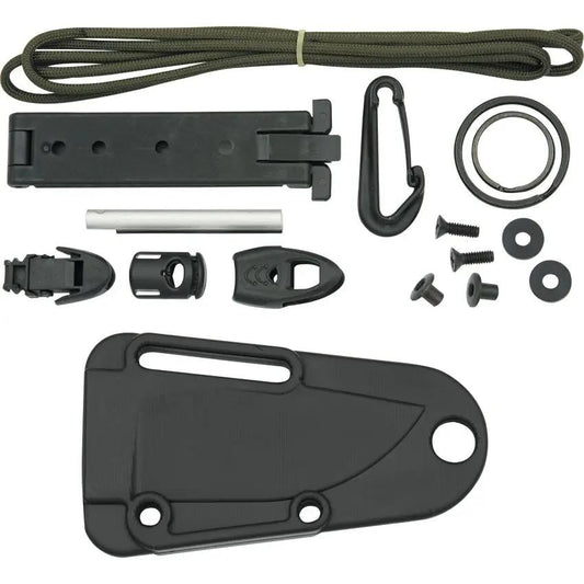 ESEE Izula Desert Tan Knife Kit 1095 Steel Six And A Quarter Inch Blade Ideal For Outdoor Enthusiasts by ESEE