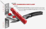 Lansky SoftGrip Knife Clamp Dual Thumbscrew For Precise Knife Holding Ergonomic Grip For Enthusiasts by Lansky