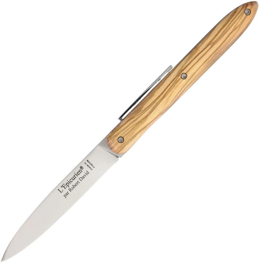 Robert David Epicurien Linerlock Olive Wood E0112OLI by Robert David