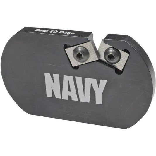 Redi Edge Challenge Coin Sharpener Navy Duromite Cutter Blades 40 Degree Inclusive Angle 20 Degree Double Edge by Redi Edge