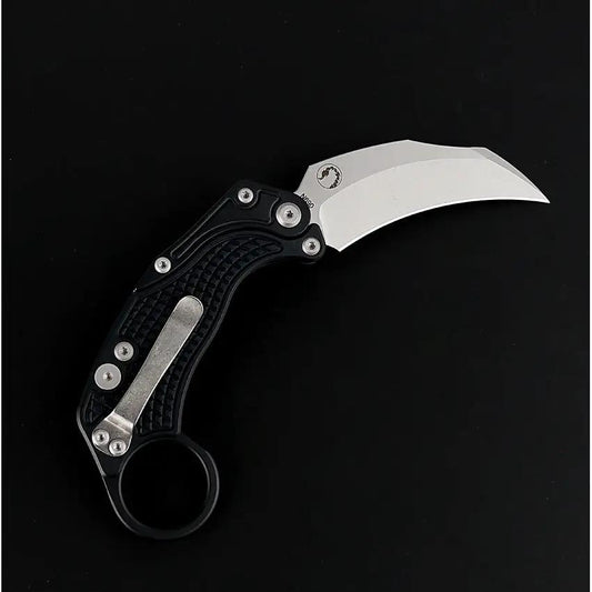 Reate Knives EXO K Button Lock Karambit - Serialized Trainer Included With 3 Inch Bohler N690 Blade by Reate Knives