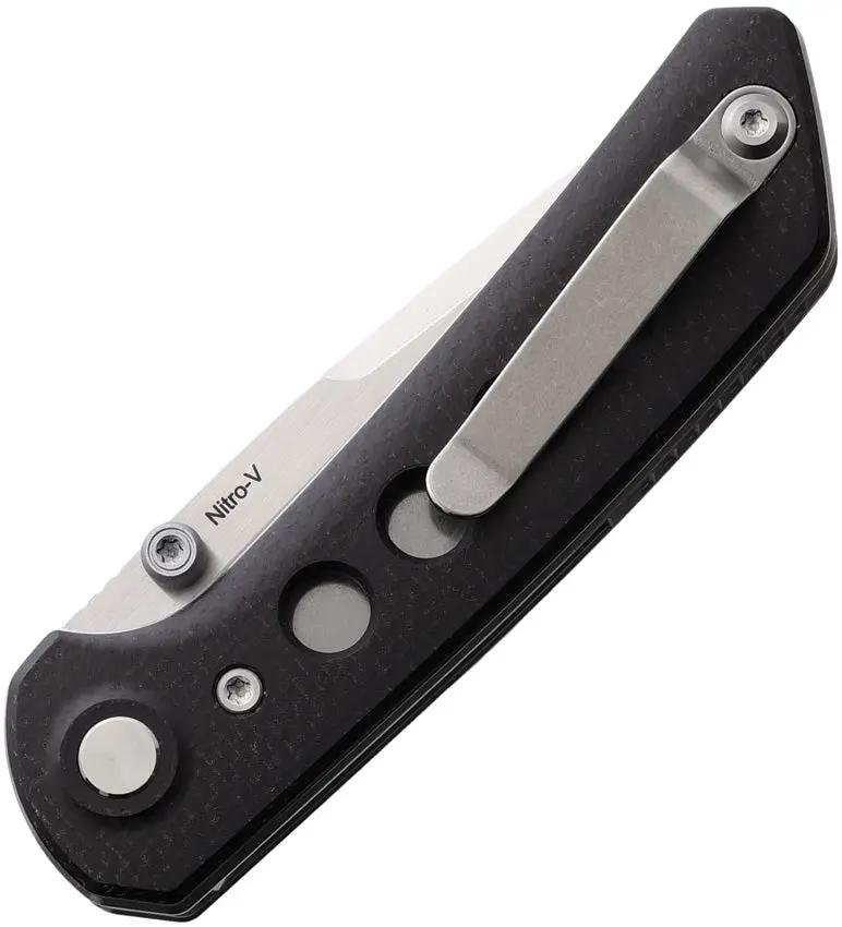 Reate Knives PL-XT Pivot Lock Knife - Nitro V Steel Stonewashed Blade Micarta Handle For EDC Enthusiasts by Reate Knives
