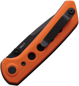 Reate Knives PLXT Pivot Lock Orange G10 EDC Knife - Premium Build For Everyday Carry by Reate Knives