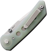 Reate Knives PL-XT Pivot Lock Jade G10 Nitro-V Blade EDC Folding Knife - 3 Inch Blade 4 Inch Closed by Reate Knives