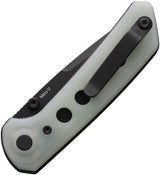 Reate Knives PL XT Pivot Lock Jade G10 EDC Knife With Black PVD Nitro V Blade For EDC Enthusiasts by Reate Knives