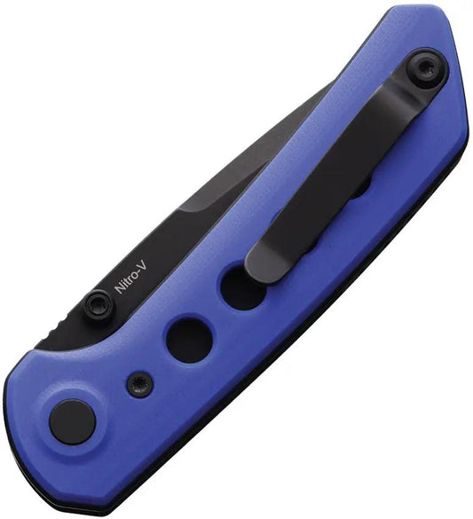 Reate PL XT Folding Knife - Blue PVD Nitro V Blade G10 Handle For EDC Enthusiasts Premium Build by Reate Knives